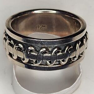Stephen Webster Sterling Silver Classic Link Spinning Band Ring